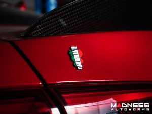 Alfa Romeo Emblem - Biscione - 3D - Set of 2 - Medium - Self Adhesive Backing 